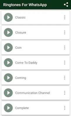 Ringtones For Whatsapp android App screenshot 1